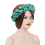 Load image into Gallery viewer, Latest Exaggerated big satin twist braid Handmade African Cap Nigerian Wedding Gele Women Braid Turbans Head Wraps
