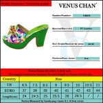 Load image into Gallery viewer, New Design Pointed Toe Lady Shoes and Bag Set in green Color Pu Leather Matching Bag
