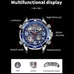 Load image into Gallery viewer, Digital Men&#39;s Watches Top Luxury Sport Quartz Wristwatch For Men All Steel Military Waterproof Clock+Box
