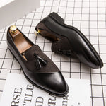 Load image into Gallery viewer, Luxury Brand shoes men Fashion Soft Moccasins Men Loafers High Quality Leather tassel Shoes Men&#39;s
