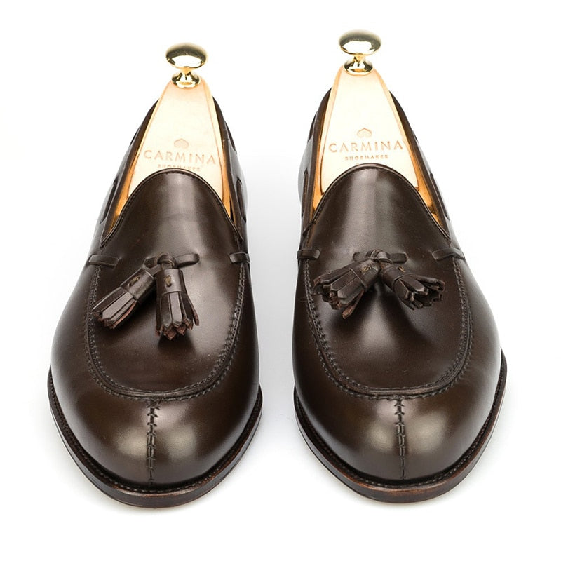 Loafers Dress Bridegroom Best Men Shoes Party Genuine Leather Original Designer Fashion Solid Shoes for Men