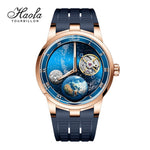 Load image into Gallery viewer, Carrousel Mechanical Watch Men Sapphire Carrusel Starry Power Reserve 80H Wristwatches
