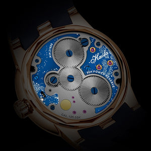 Carrousel Mechanical Watch Men Sapphire Carrusel Starry Power Reserve 80H Wristwatches