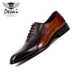 Load image into Gallery viewer, Handmade Office Shoes Vintage Design Oxford Men Dress Shoes Formal Business Lace-up Full Grain Real Leather Shoes for Men
