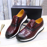 Load image into Gallery viewer, Lace-up Men Leather Shoes Casual and Comfortable Leather Handmade Shoes
