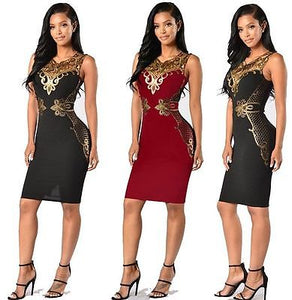 Women Floral Casual Sleeveless Lace Dress Ladies Evening Party Short Mini Dress