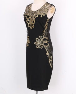 Women Floral Casual Sleeveless Lace Dress Ladies Evening Party Short Mini Dress