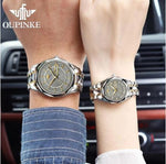 Load image into Gallery viewer, HGM OUPINKE Watches For Couples Gold Watch Original Design Switzerland Luxury Brand Automatic Mechanical Watch Men Women Wristwatch
