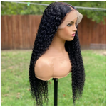 Load image into Gallery viewer, Long Preplucked 28 30 Inch Deep Wave Frontal Wig 13x4x1 T Part Lace Wig Brazilian Lace Front Human Hair Wigs
