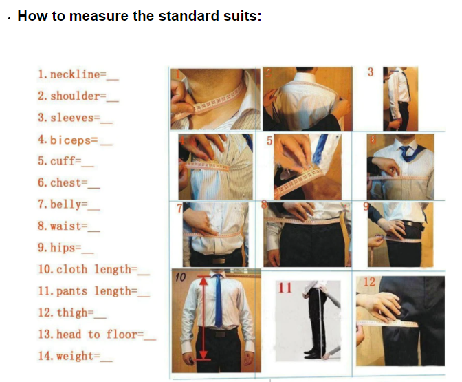 HGM Men's Suit (Blazers+Pants+Vest) Custom Made Formal Wedding Suit Solid Elegant Suits